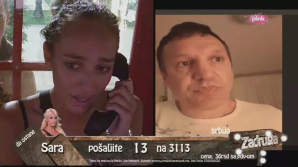 Luna je sinoć imala poziv sa svojim ocem  