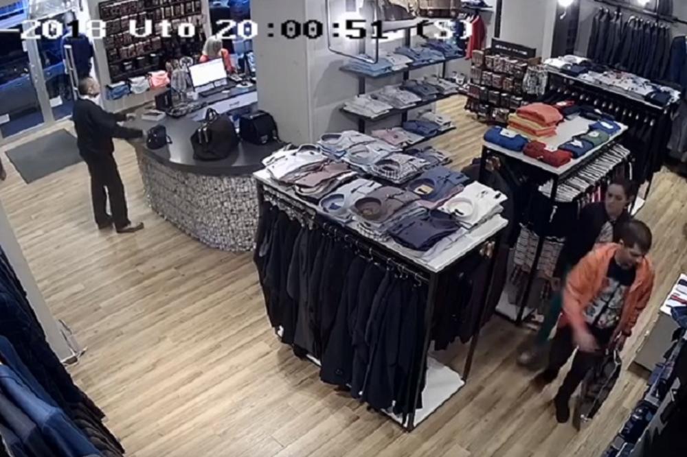 PLJAČKA U BEOGRADU USRED BELA DANA! Pogledajte kako su lopovi opelješili radnju! (VIDEO)