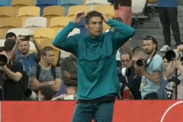 NAPUCAO GA U GLAVU: Ronaldo poslao kamermana u bolnicu na ušivanje! (VIDEO)