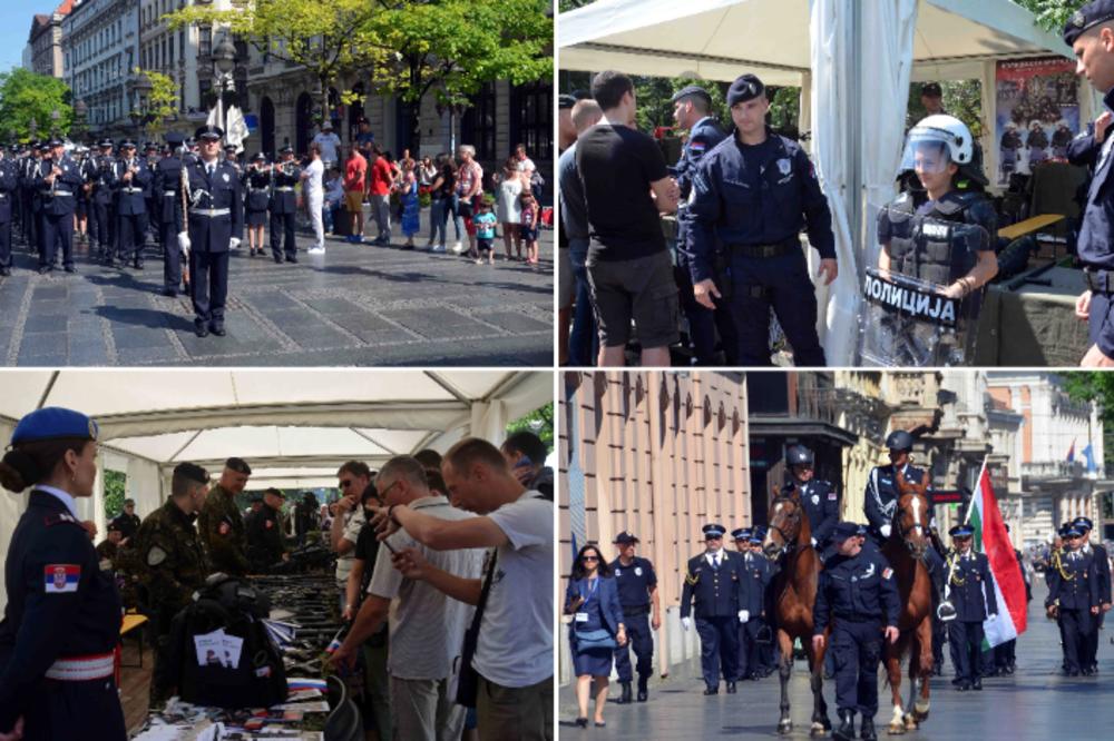 NA ULICAMA BEOGRADA SLAVI SE DAN MUP-a! Defile konjanika i policijskih orkestara ulicama Beograda! CENTRALNA MANIFESTACIJA U PODNE ISPRED SKUPŠTINE (FOTO)