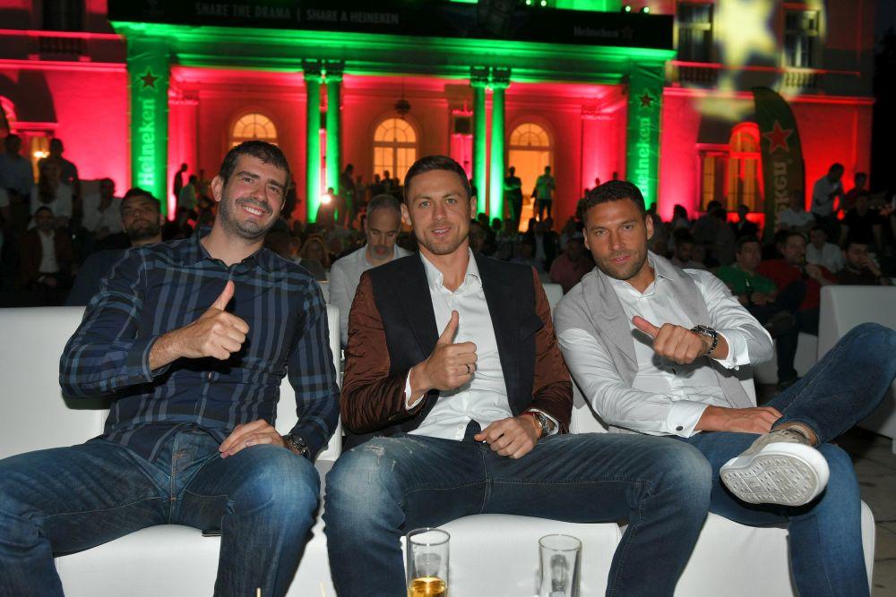 Dušan Borković, Nemanja Matić i Duško Tošić