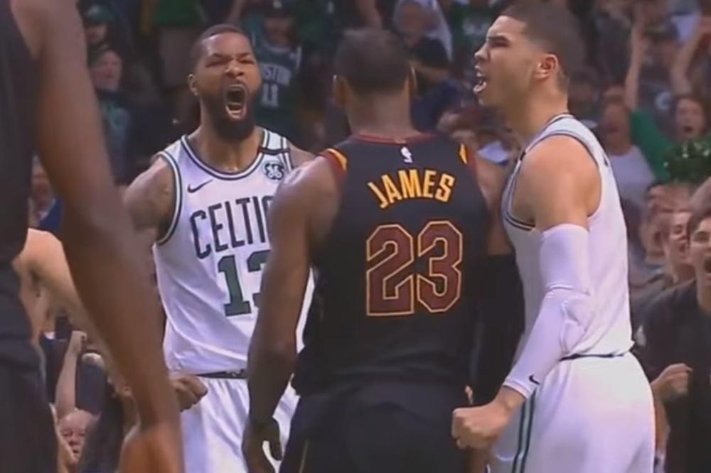 IZAZVAO JE LEBRONOV GNEV! MOMENAT KOJI JE PRELOMIO MEČ! Posterizovao je Džejmsa i uzviknuo: Kralj je mrtav! (VIDEO)
