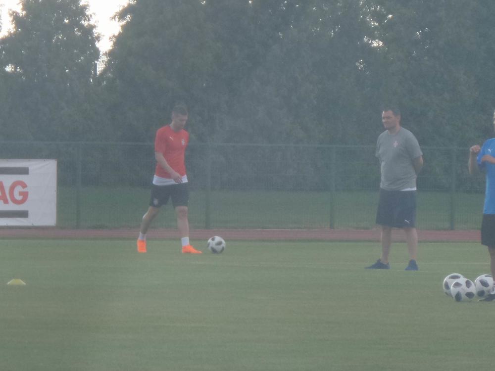 Matija Nastasić individualno trenira  