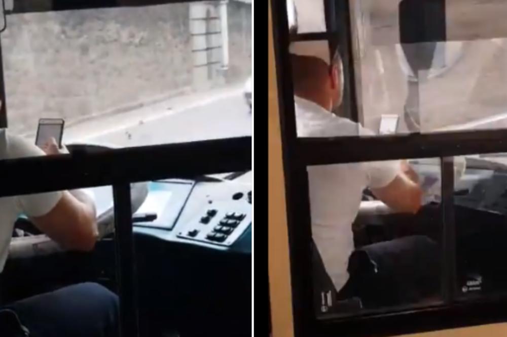 AL` SU GA KAZNILI... Bahati vozač koji je blejao na Instagramu dok je TROLEJBUS VOZIO LAKTOVIMA dobio smešno malu kaznu! (VIDEO)