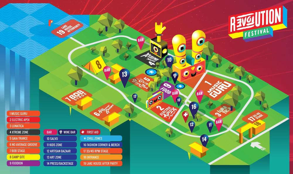 Mapa festivala   