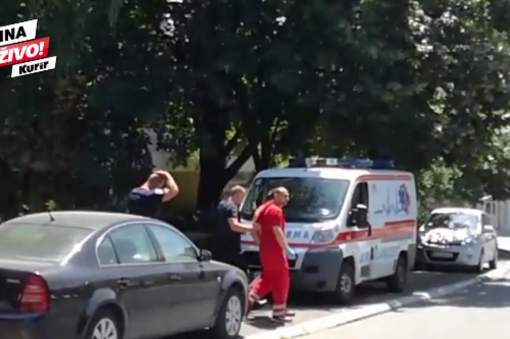 DRAMA U ZEMUNU: Muškarac pokušao samoubistvo, intervenisala policija (VIDEO)