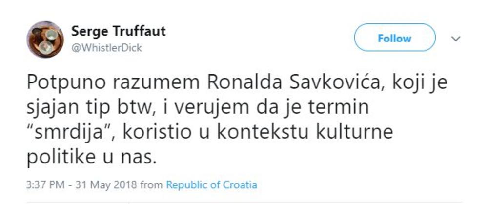 Glumac je pun razumevanja  