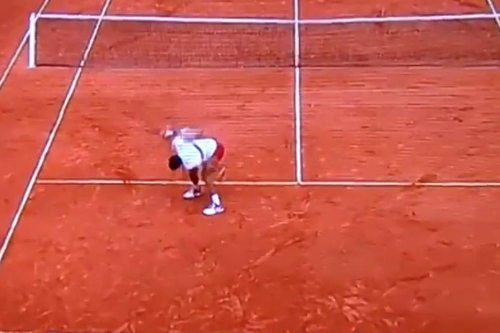 NOVAK PROKLJUČAO I SMRVIO REKET: Ne sećamo se kad smo videli Đokovića ovako besnog! (VIDEO)
