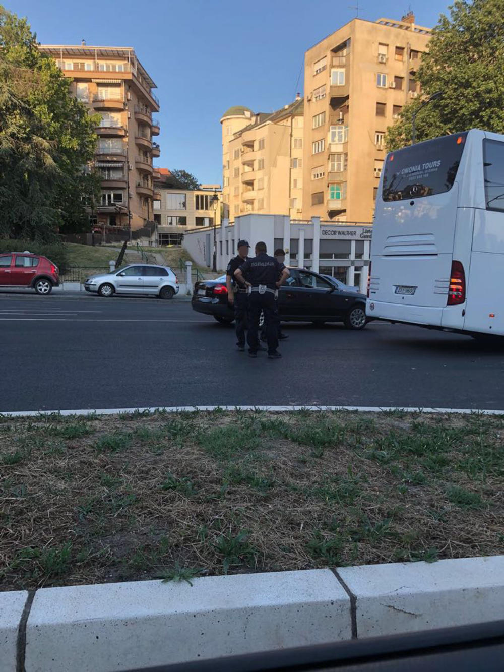 Saobraćajna nezgoda na Autokomandi  