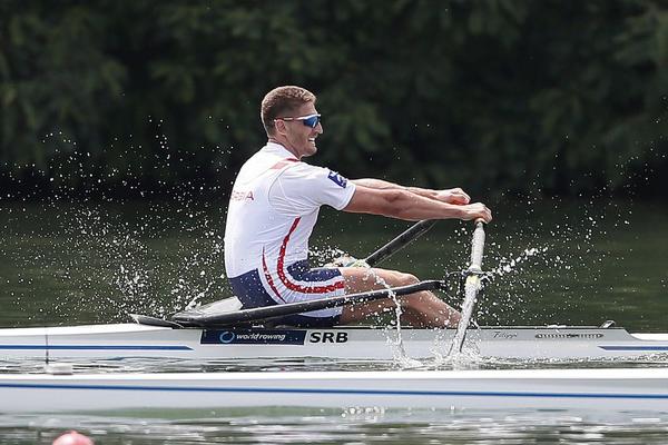 VASIĆ 5. NA SVETSKOM KUPU U BEOGRADU: Prvi put vozio skif posle 4 godine i odmah finale! (FOTO)