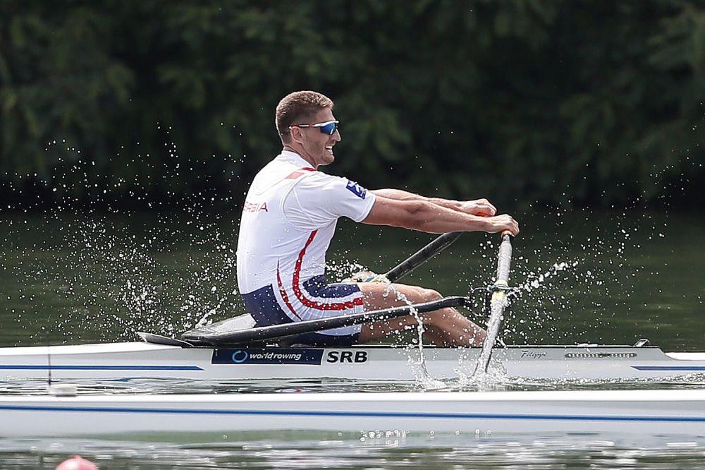 VASIĆ 5. NA SVETSKOM KUPU U BEOGRADU: Prvi put vozio skif posle 4 godine i odmah finale! (FOTO)