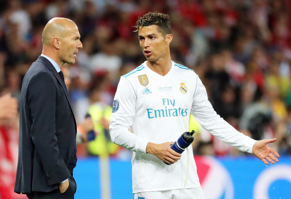 Zinedin Zidan i Kristijano Ronaldo