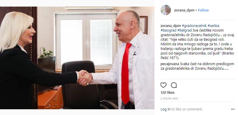 Zorana Mihajlović čestitala Radojičiću  