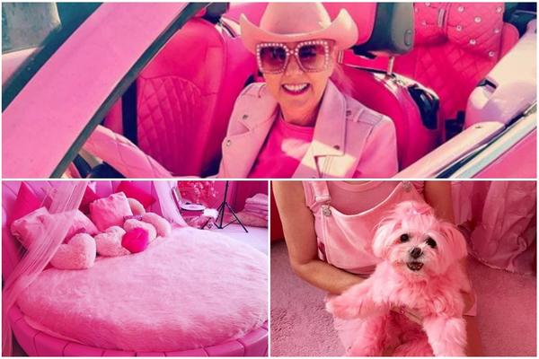ZABOLEĆE VAS OČI! Ovo je žena koja najviše na svetu voli PINK BOJU, i bukvalno SVE ima u tim nijansama! (FOTO)