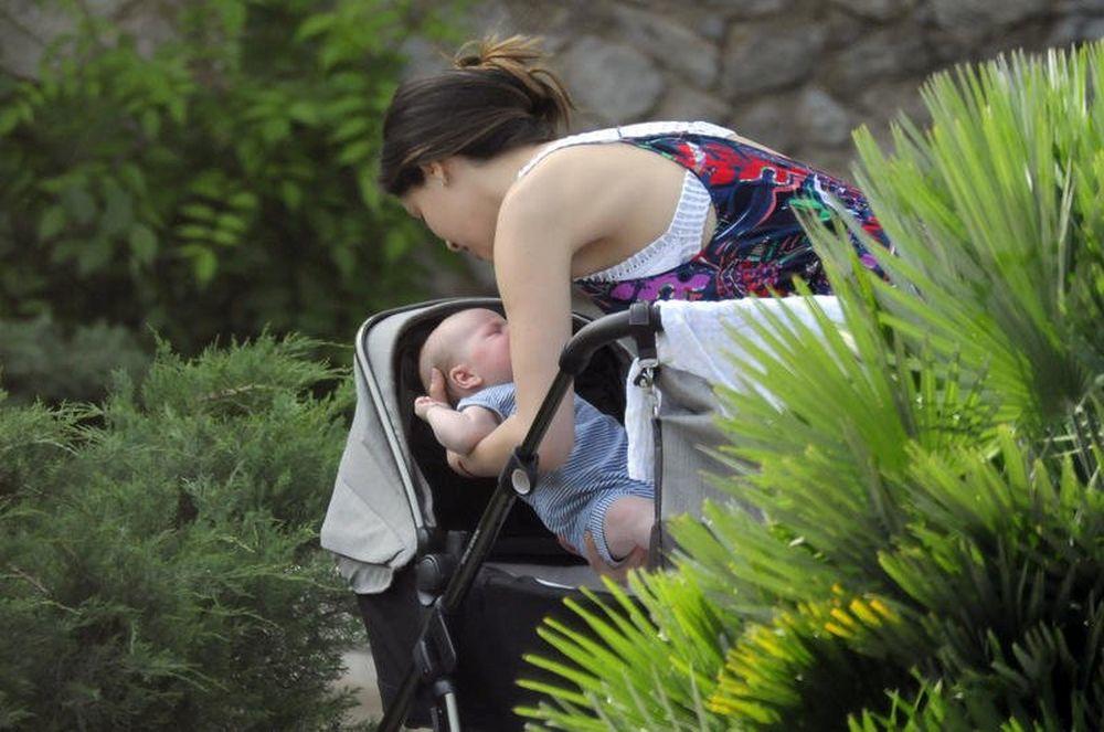 Ana Ivanović sa sinom Lukom na Palma de Majorci