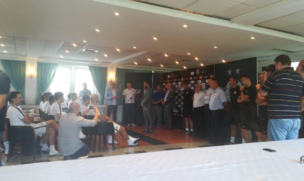 Ivica Iliev se obratio na početku priprema fudbalerima Partizana  