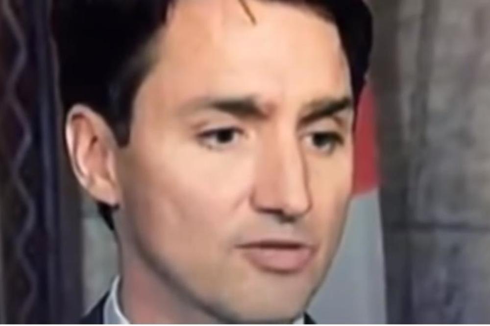 SVI SE SMEJU KANADSKOM PREMIJERU! Tokom govora mu ispala VEŠTAČKA OBRVA? (VIDEO)