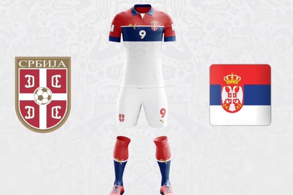 Srbi, kako vam se sviđa ovaj dres fudbalske reprezentacije? (FOTO) (VIDEO)
