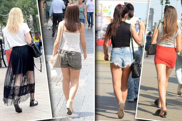 ZBOG NJIH UDARA SUNČANICA! Minići i šortsići na ovim cicama su na +30 doveli Beograd do usijanja! (FOTO)