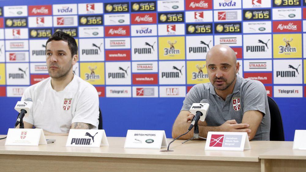 Vladimir Stojković i Milan Rastavac na konferenciji za medije u Svetlogorsku  