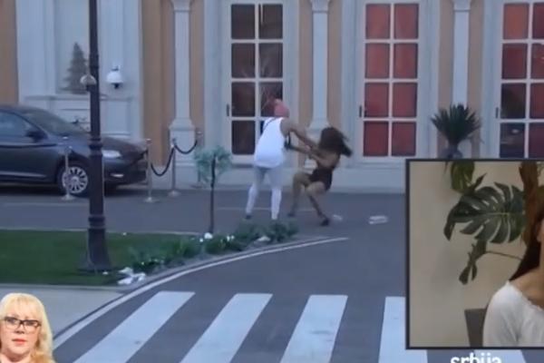 OVO JE JEDNO KLASIČNO DNO DNA: Filip gurnuo pijanu Mariju Anu, ona PALA NA BETON, teturala se i vređala, a BANE je zakucao! (VIDEO)