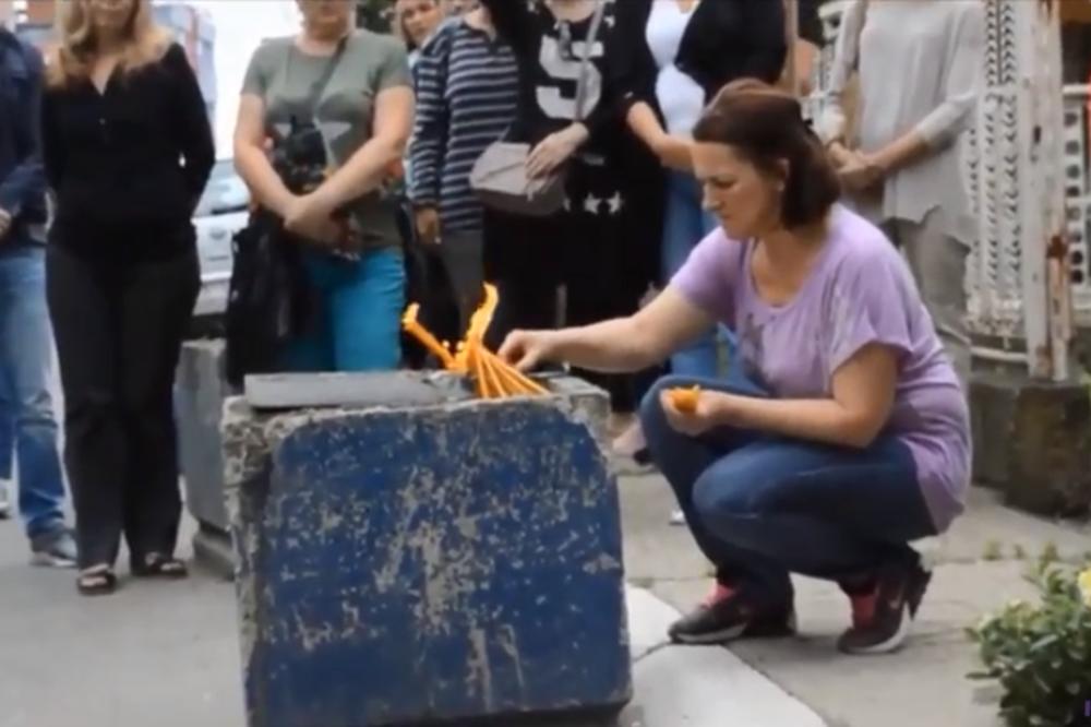 Zapalili su sveće za njegovu dušu: U KOSOVSKOJ MITROVICI OBELEŽENO 5 MESECI OD SMRTI OLIVERA IVANOVIĆA (VIDEO)