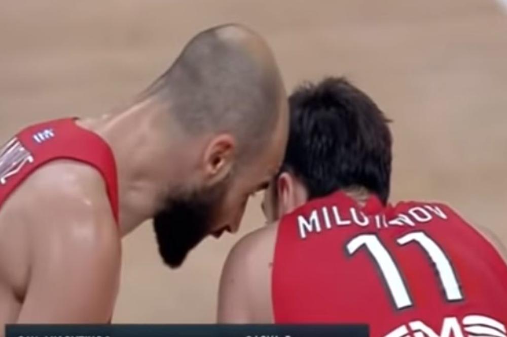 BILI I NIKOLA U KLINČU: Spanulis napao Milutinova, Srbin mu nije ostao dužan i krenuo na njega! (VIDEO)