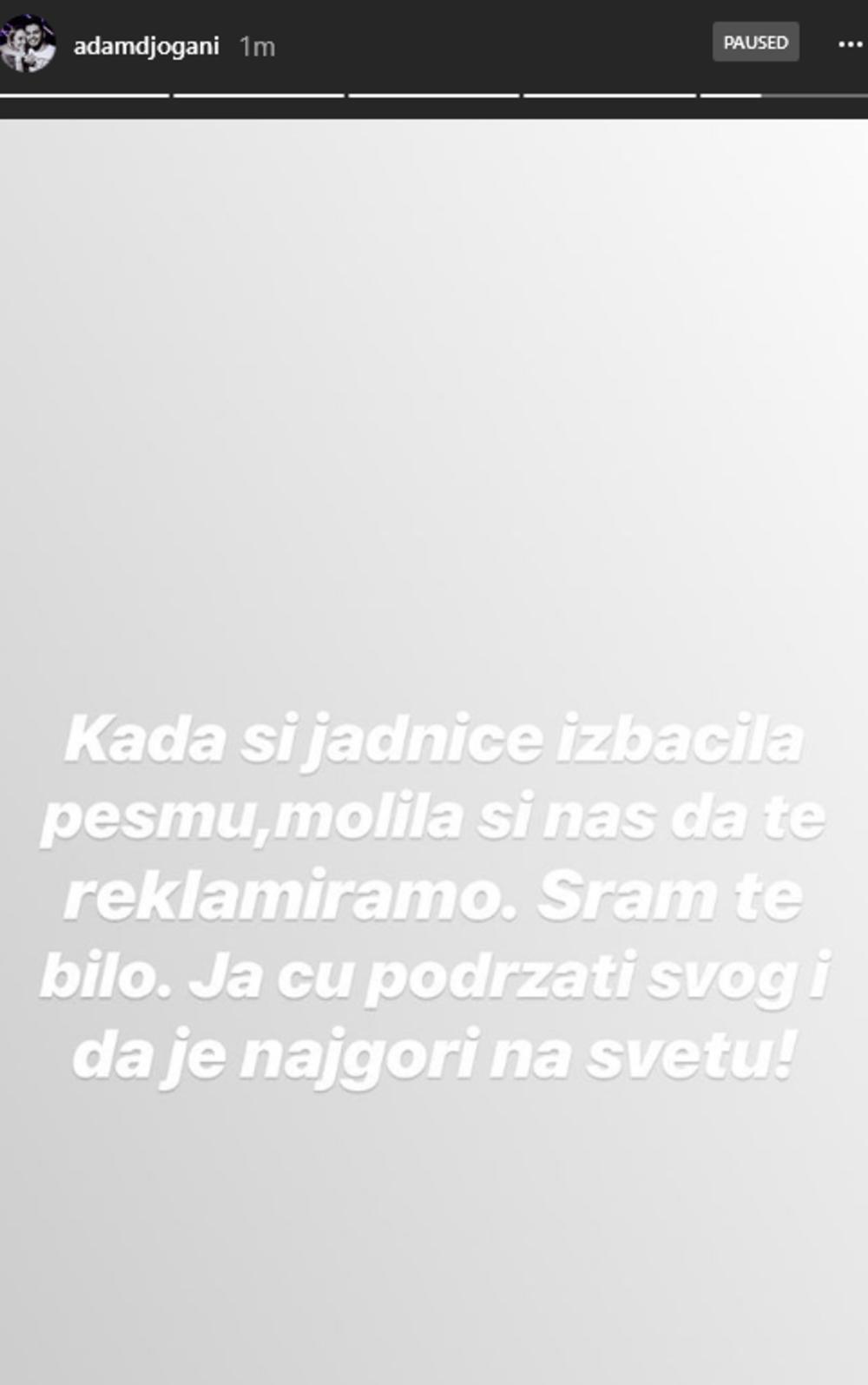 Adam nije štedeo Indi
