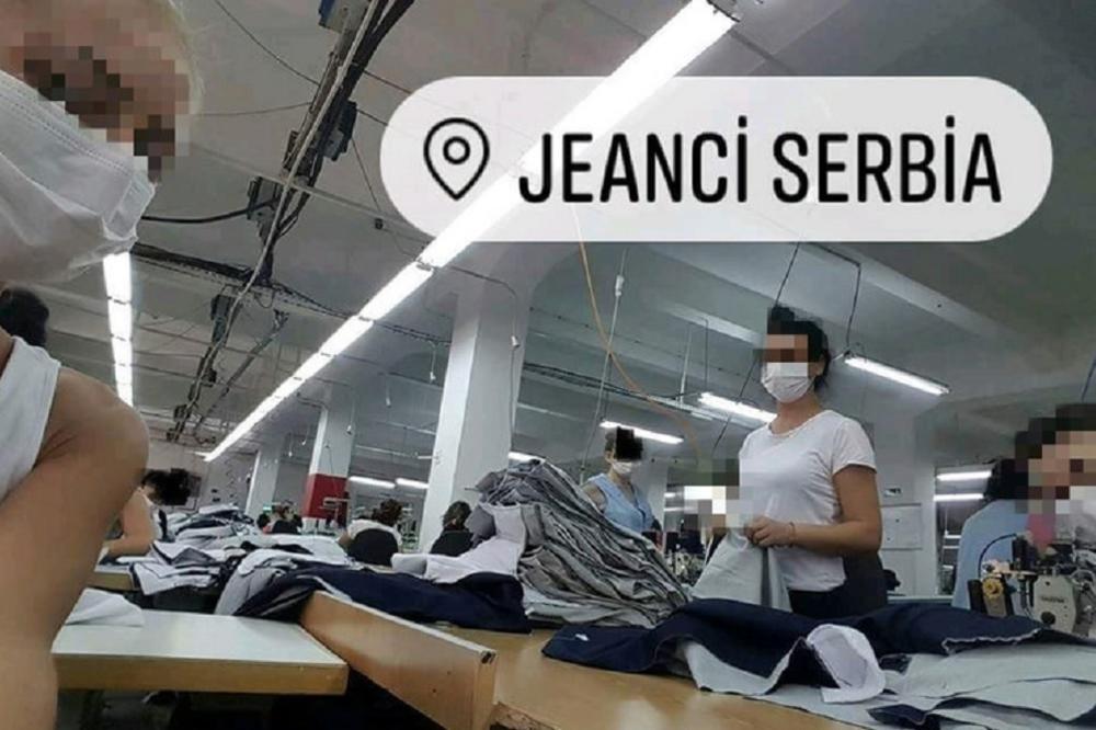 ZAPOSLENI RADE SA MASKAMA: Male boginje haraju fabrikom u Leskovcu (FOTO)