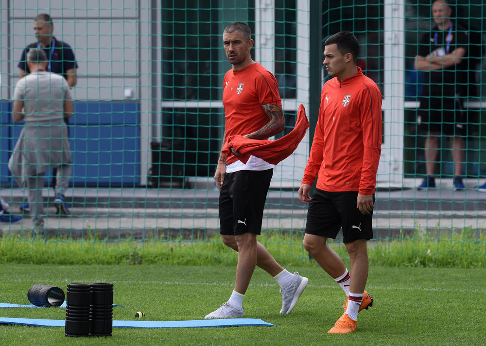 Strelac pobedničkog gola Aleksandar Kolarov radio je punom parom zajedno sa Nemanjom Radonjićem  