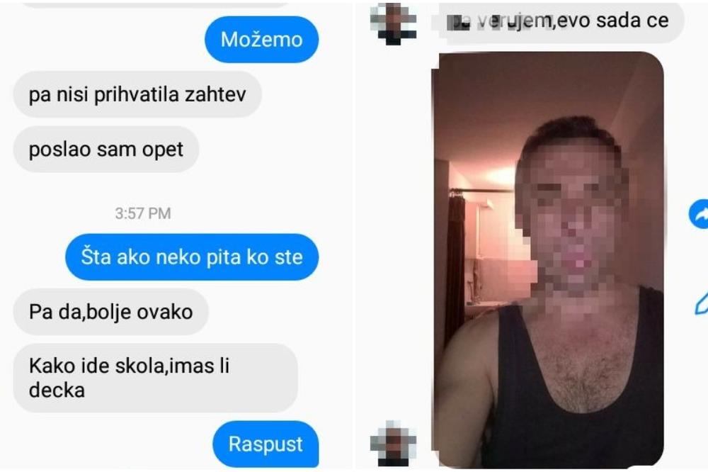 KAKO IDE ŠKOLA, DAJ NEKU BEZOBRAZNU SLIKU: Pedofil VRBOVAO devojčicu na Fejsbuku, ovo mu je TAKTIKA! (FOTO)
