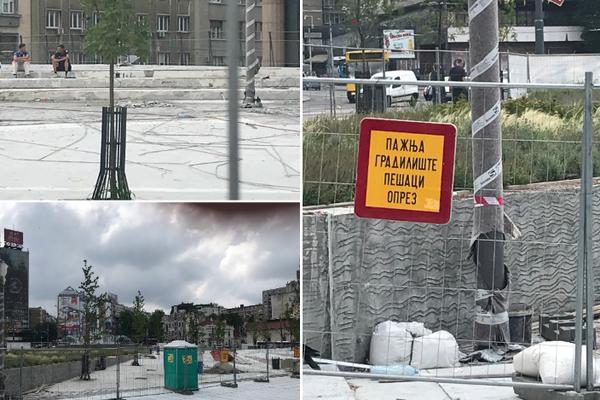 KAKO VOLIM OVAJ REŽIM, SVI RADE - A JA LEŽIM! Radovi na Slaviji probili sve rokove, A ONO ŠTO SMO TAMO ZATEKLI NAM ne budi NADU da će ikad biti gotovi (FOTO)
