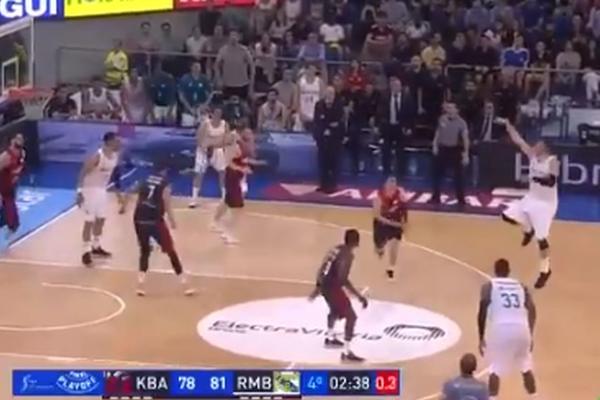 Trojka sa jedne noge, u poslednjoj sekundi, za pobedu i titulu šampiona! LUKAAAAA DOOOONČIĆ! (VIDEO)