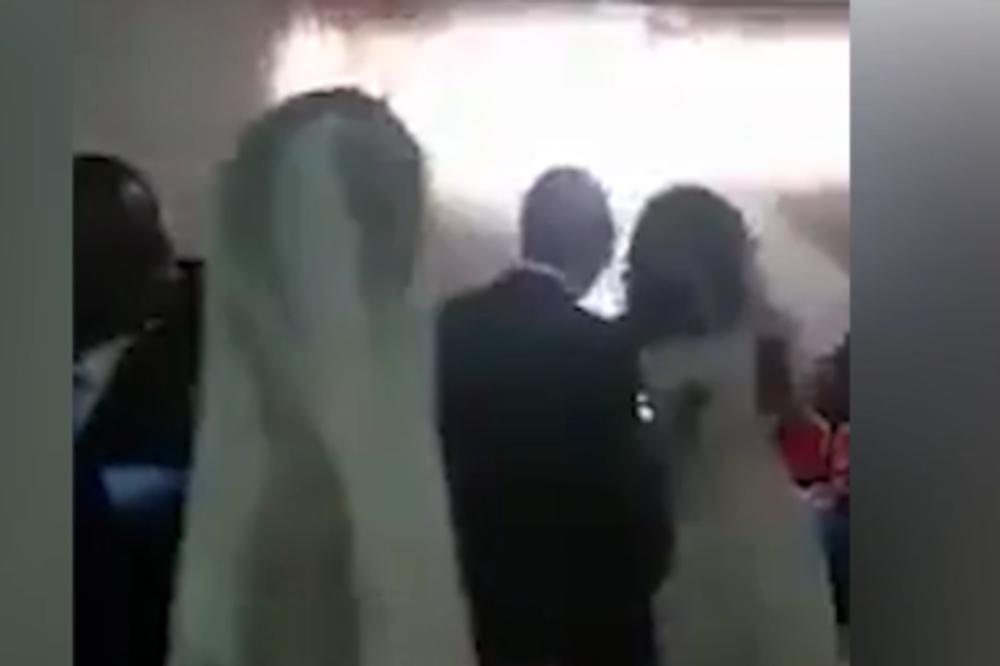 UPALA BIVŠEM NA SVADBU! Uletela je u salu, a kada su videli U ČEMU JE, svatovi su ZANEMELI! (VIDEO)