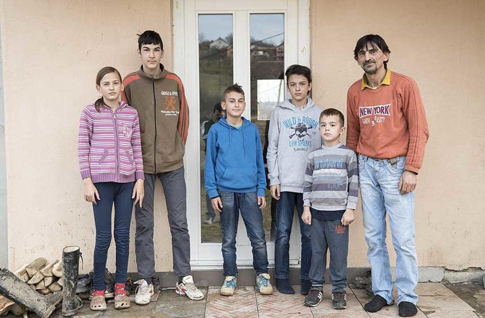 Porodica Iličić iz beogradskog naselja Ripanj    