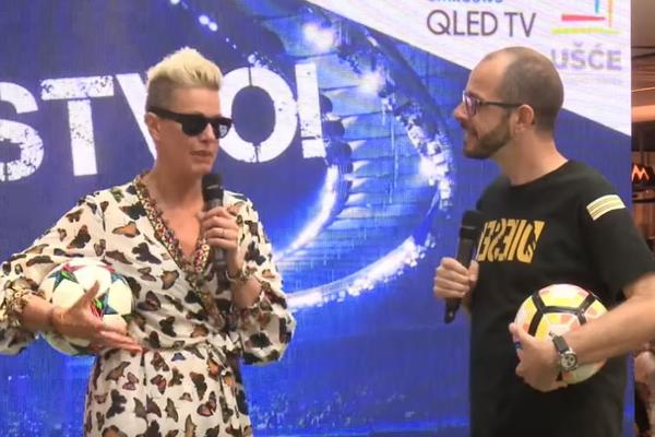 EKSKLUZIVNO ZA KURIR IZ UŠĆA Tijana Dapčević: Promuknem kad Srbija igra (VIDEO)