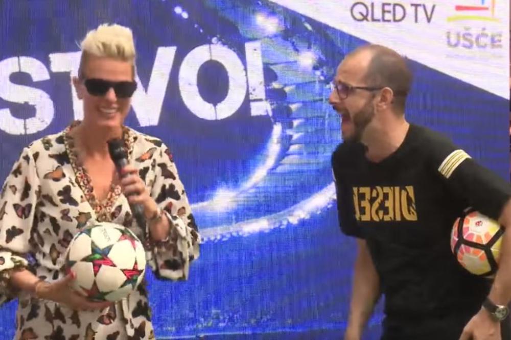 EKSKLUZIVNO ZA KURIR IZ UŠĆA Tijana Dapčević: Znam zašto fudbaleri ne dolaze na moje nastupe, ne svađam se sa Karleušom i verujem da ćemo da sahranimo Švajcarsku! (VIDEO)