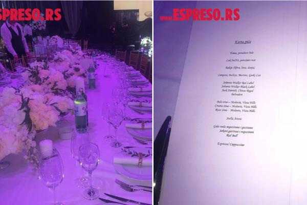 (EKSKLUZIVNO) MENI NA SVADBI DECENIJE: Jastog, riba, ćevapi, vojvođanska štrudla - gozba kao za BOGOVE, a tek OLTAR da vidite (FOTO)(VIDEO)