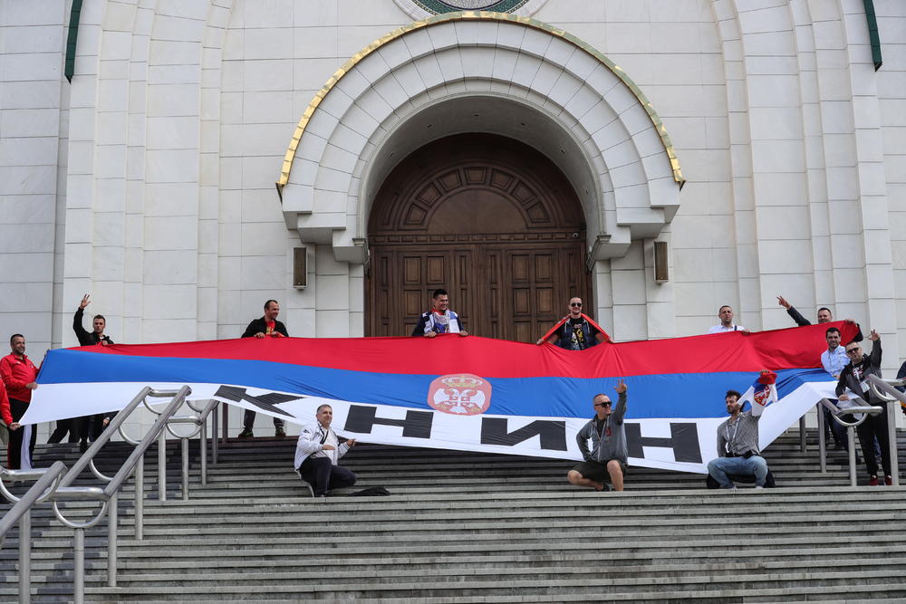 Navijači Srbije u Kalinjingradu  