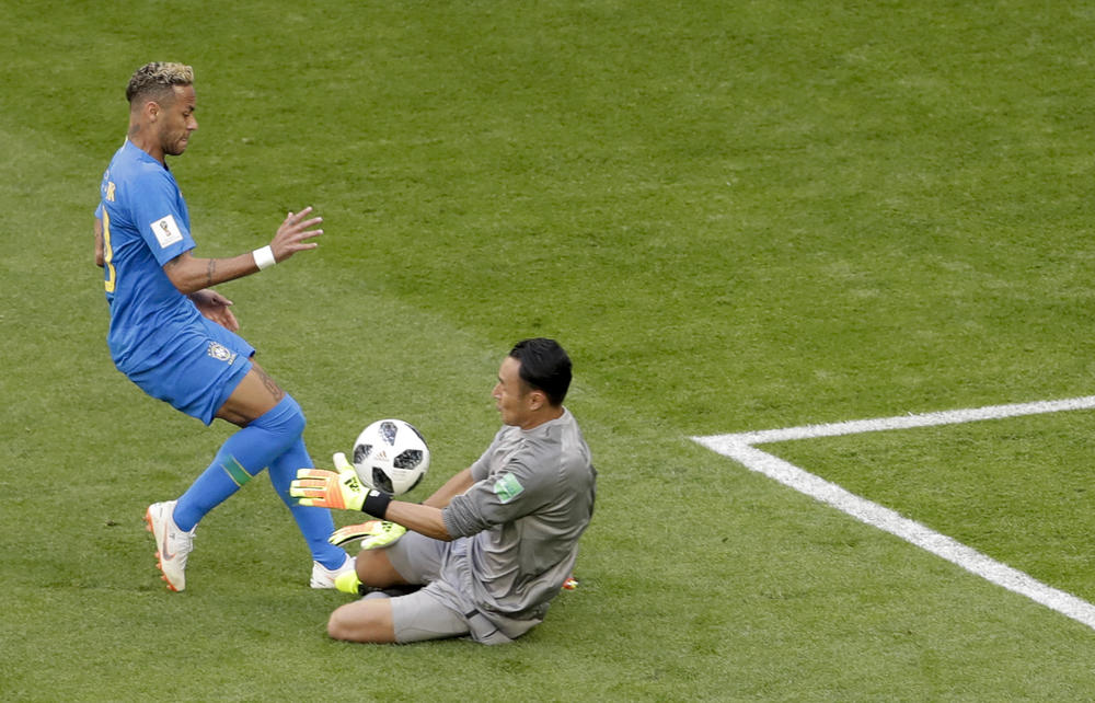 Nejmar je nekoliko puta bio u šansi da savlada Navasa  