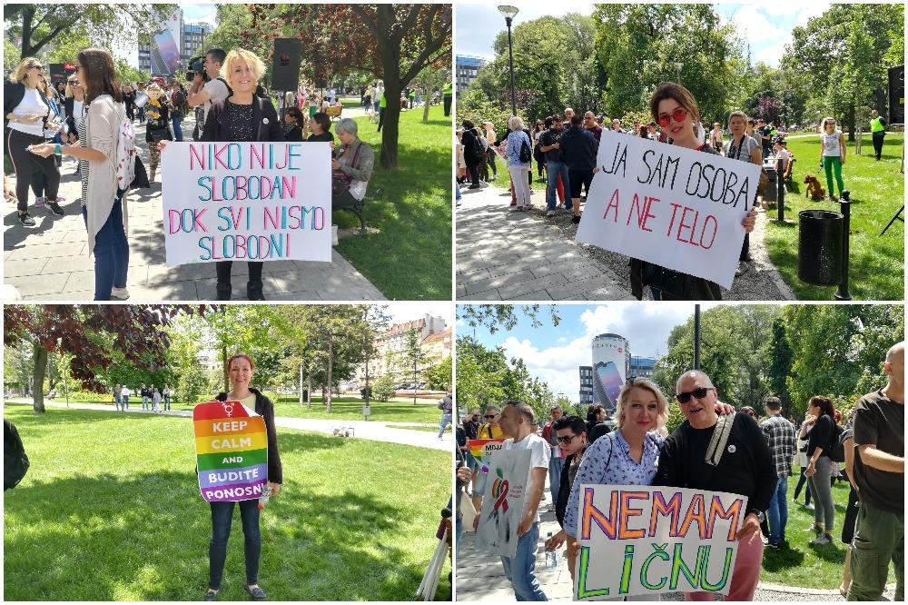 NIKO NIJE SLOBODAN DOK SVI NISMO SLOBODNI! Učesnici PARADE PONOSA poslali su snažne poruke! (FOTO)