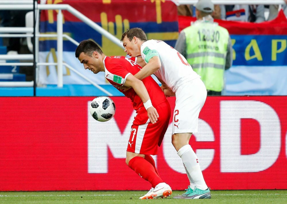 Detalj sa utakmice Srbije i Švajcarske