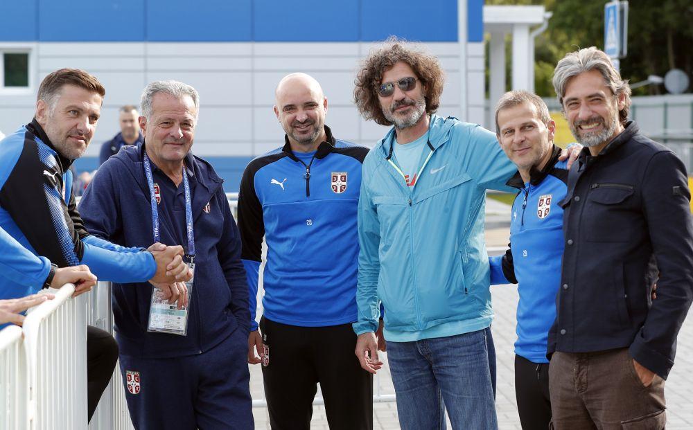 Dragan Ćirić i Dragan Jovanović su posetili reprezentativce Srbije na treningu u Svetlogorsku  