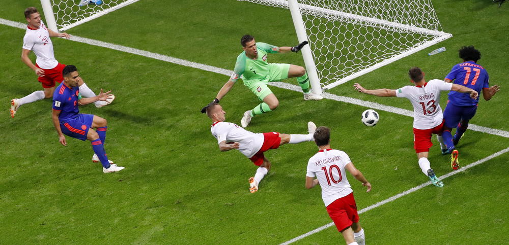 Fudbaleri Kolumbije su konstantno napadali i stvarali šanse  