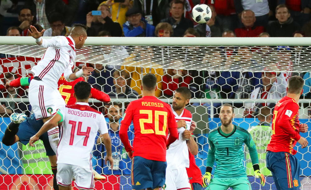 Jusef En Neziri postiže drugi gol za vođstvo Maroka  