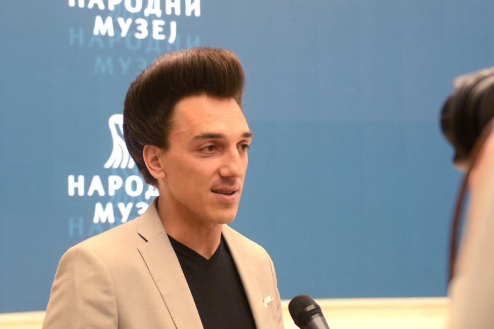 Slobodan Trkulja u Narodnom muzeju