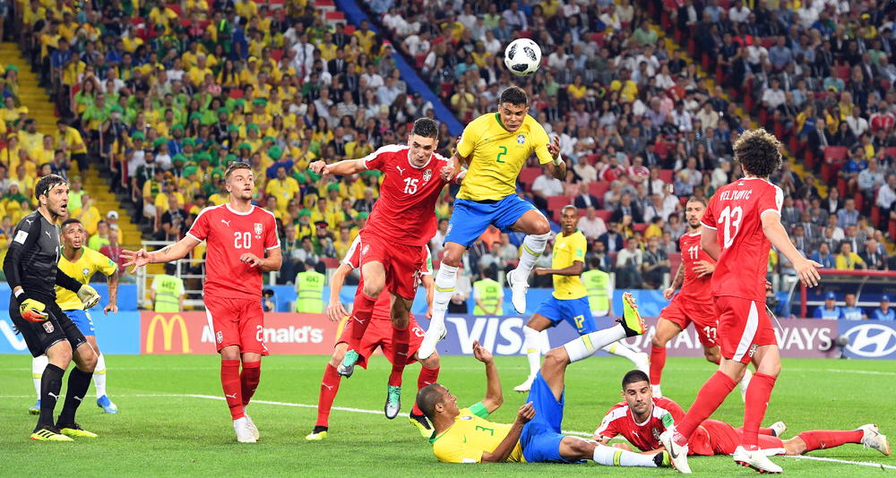 Gol Tijaga Silve posle faula Mirande nad Mitrovićem  