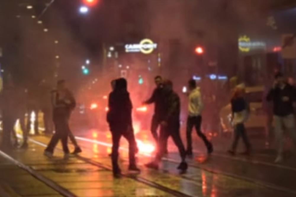 HULIGANSKI PIR PRED MEČ LIGE EVROPE: Brutalna masovna tuča francuskih, nemačkih i ukrajinskih navijača!