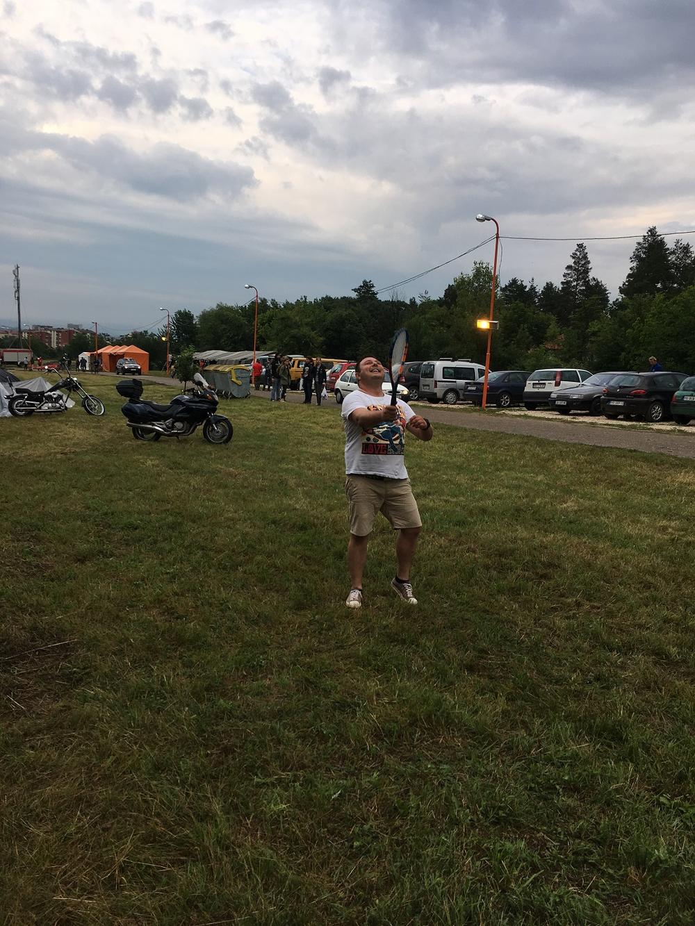 Uživancija u badmintonu  