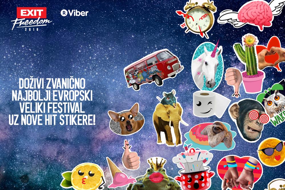 EXIT SLAVI 18.ROĐENDAN: Viber stikeri za preko milijardu korisnika